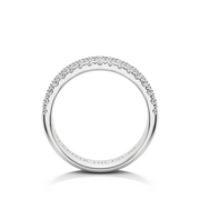 Iris Band with Sidestones