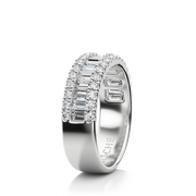 Iris Band with Sidestones