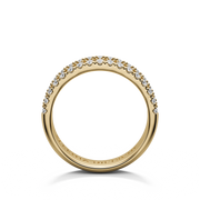 Iris Band with Sidestones