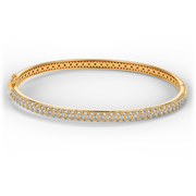 Lycia Bangle Tripple Row