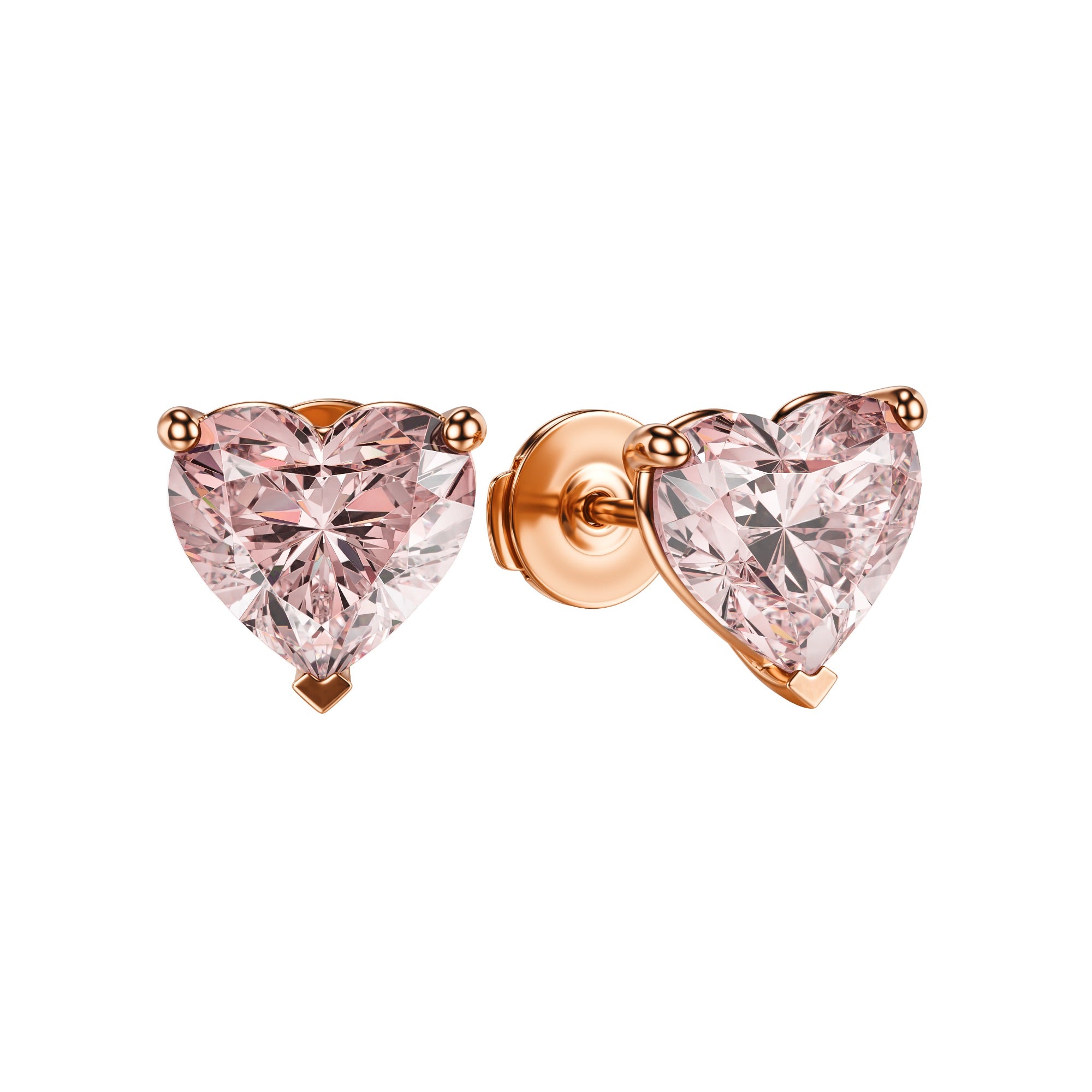 Pink Lady Stud Earrings