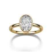 Sia Oval Ring