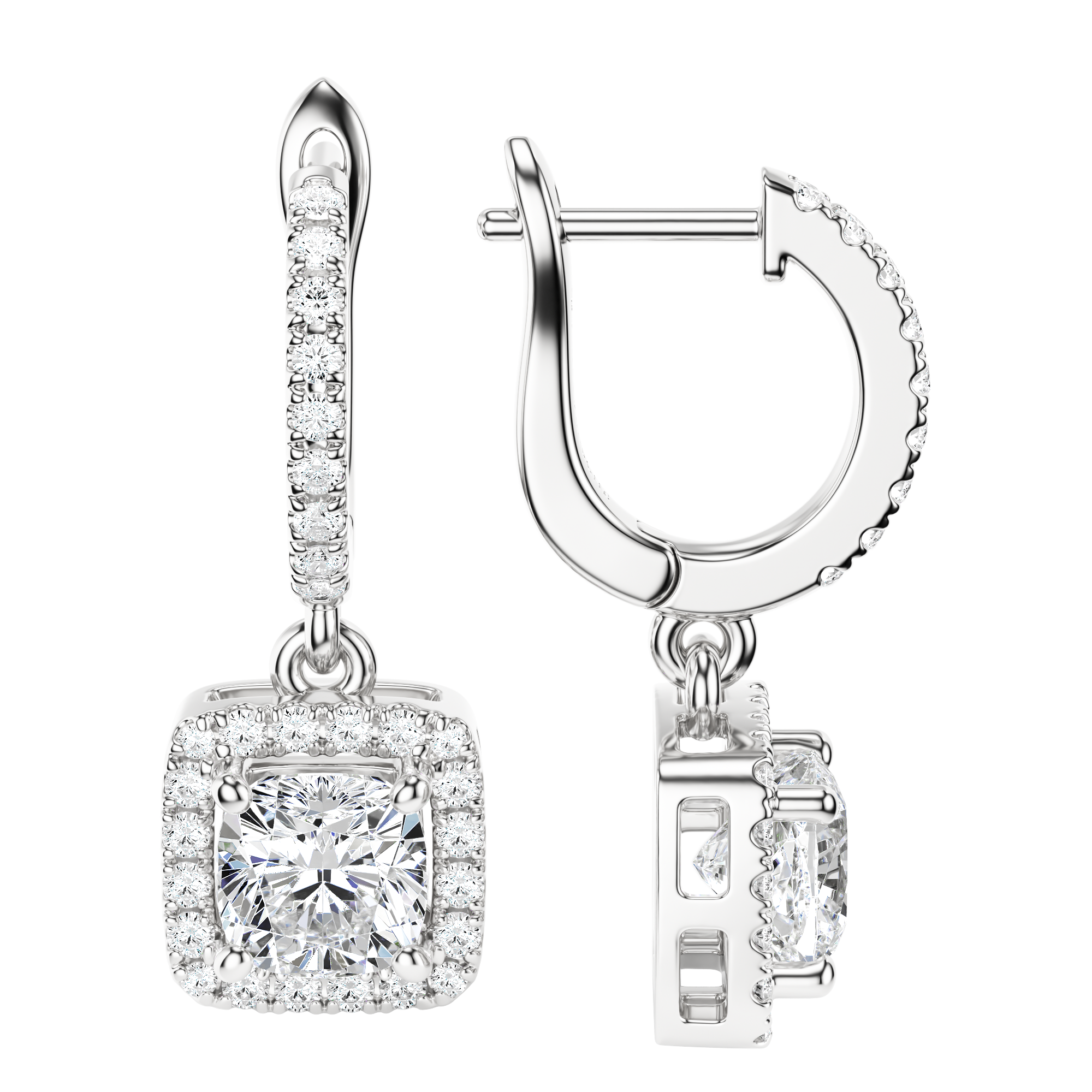 Vesta Cushion Earrings