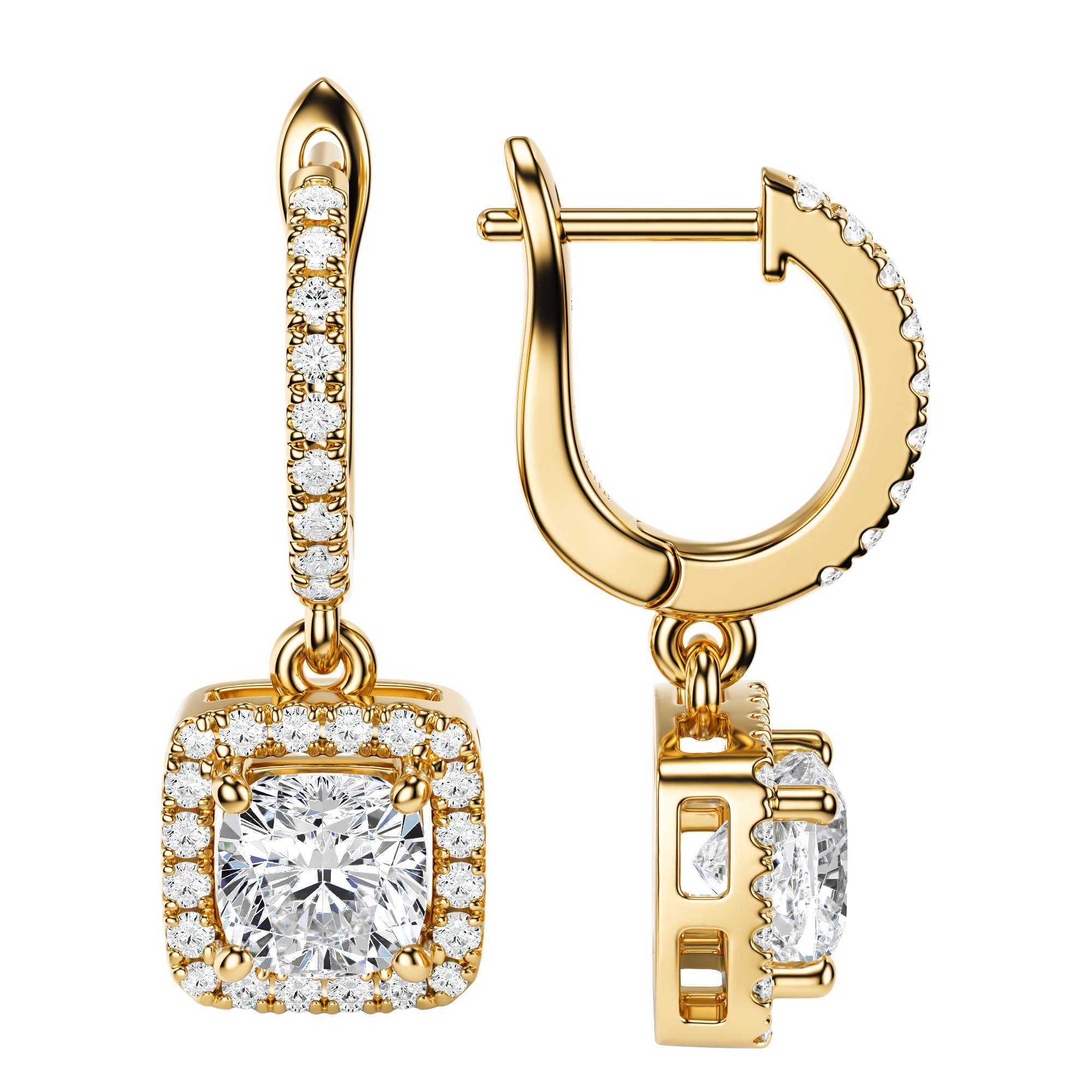 Vesta Cushion Earrings