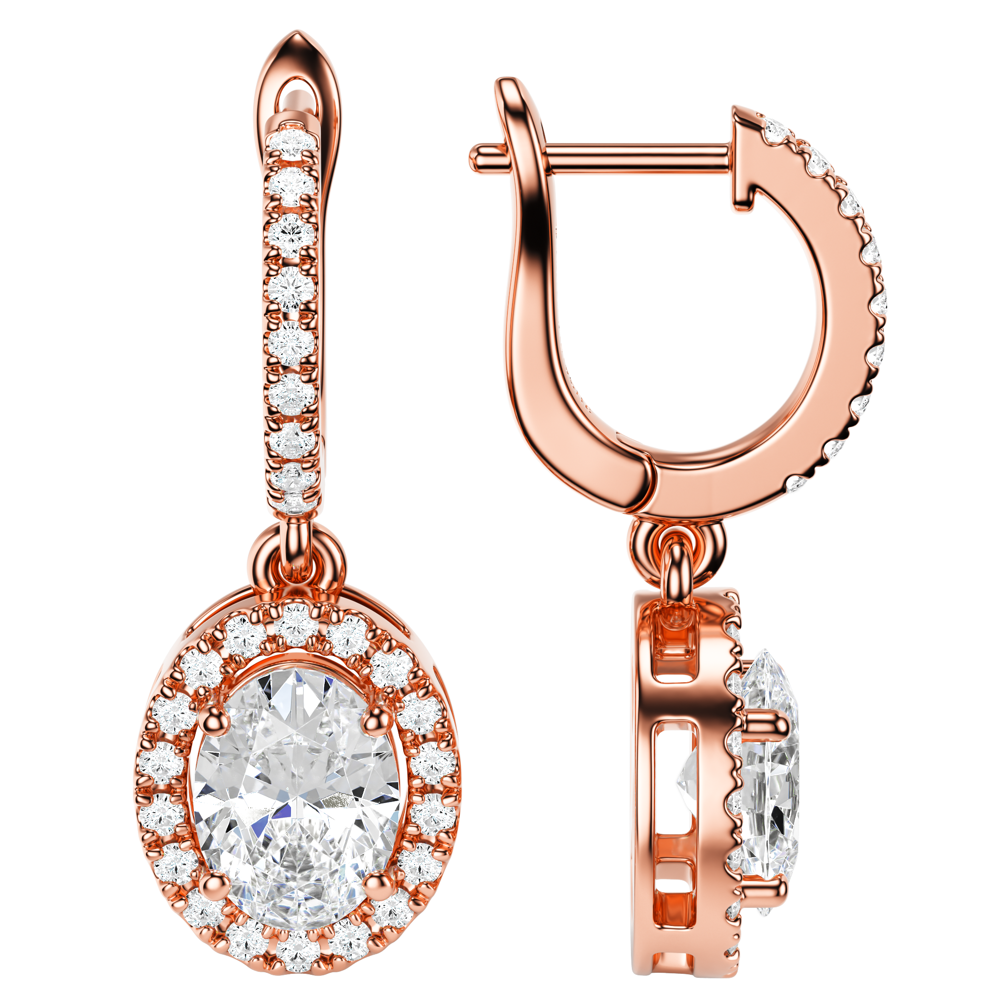 Vesta Oval Earrings