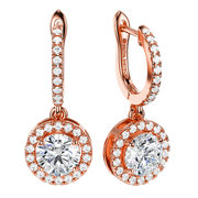 Vesta Earrings Round
