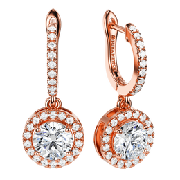 Vesta Earrings Round