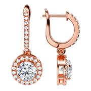 Vesta Earrings Round