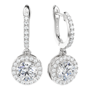 Vesta Earrings Round