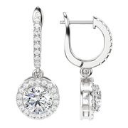 Vesta Earrings Round