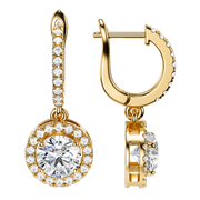 Vesta Earrings Round