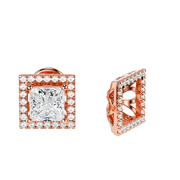 Vesta Earring Jackets Princess 1ct