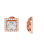 Vesta Earring Jackets Princess 1ct