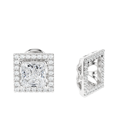 Vesta Earring Jackets Princess 1ct