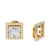 Vesta Earring Jackets Princess 1ct
