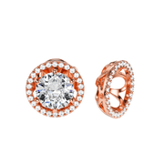 Vesta Earring Jackets Round 1ct