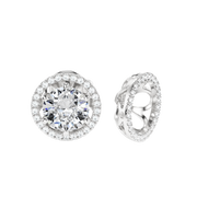 Vesta Earring Jackets Round 1ct