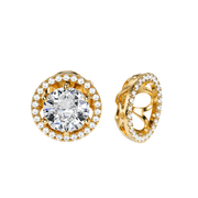 Vesta Earring Jackets Round 1ct