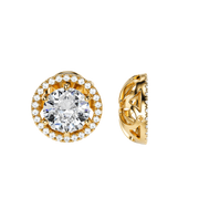 Vesta Earring Jackets Round 1ct