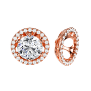 Vesta Earring Jackets Round 2ct