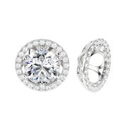 Vesta Earring Jackets Round 2ct