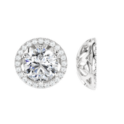 Vesta Earring Jackets Round 2ct