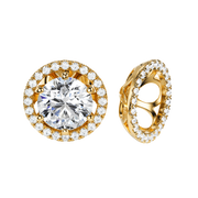 Vesta Earring Jackets Round 2ct