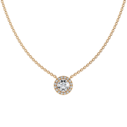 Vesta Necklace Round