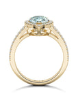 Vesta Solitaire Green Pear