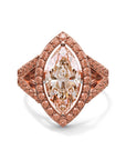 Vesta Solitaire Pink Marquise